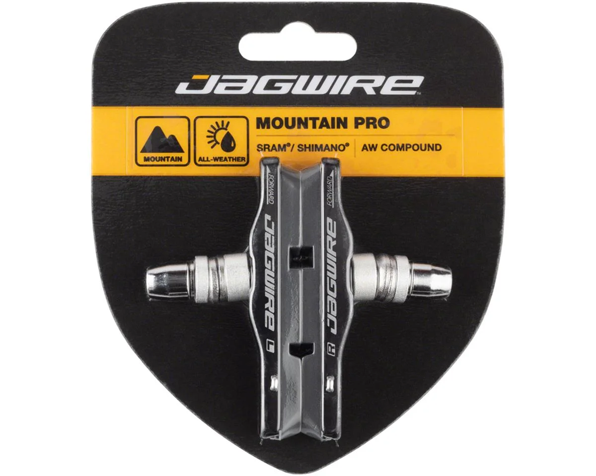 Jagwire Mountain Pro V-Brake Pads (Black) (1 Pair)